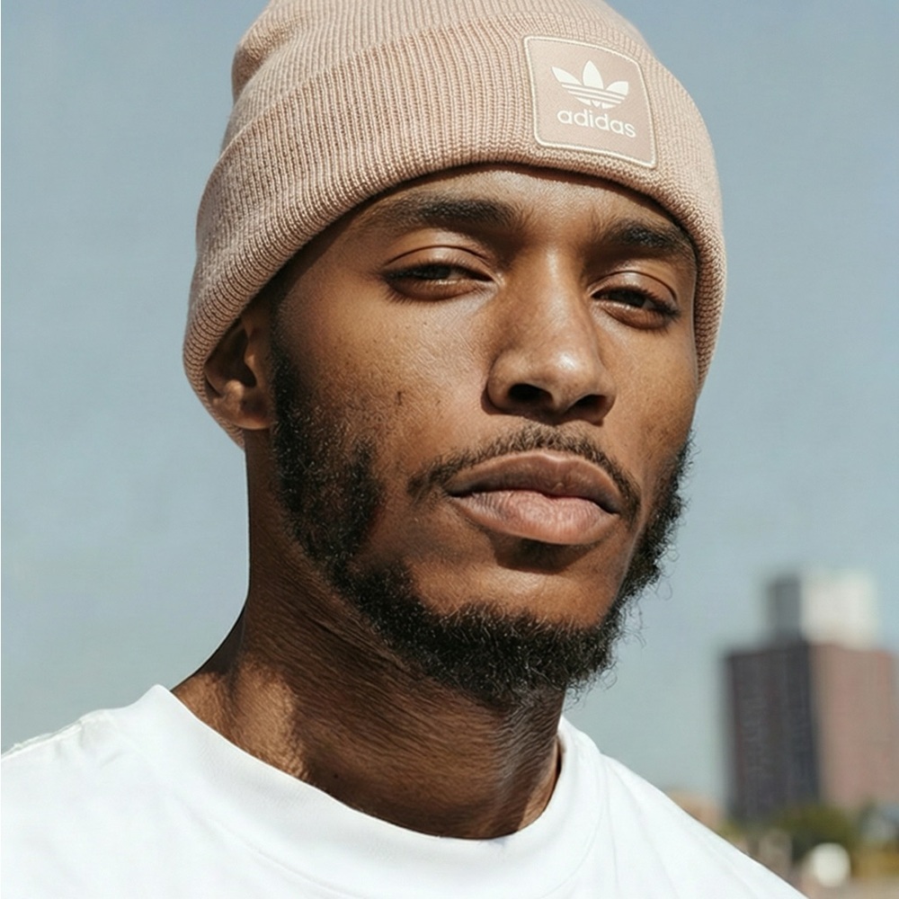 adidas is Magic Beige White Adjustable Beanie One Size Men Classic Sports